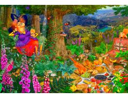 Puzzle Grafika El Picnic de Brujas de 1000 Piezas