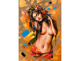 Puzzle Grafika Hermosa Chica Desnuda de 1000 Piezas