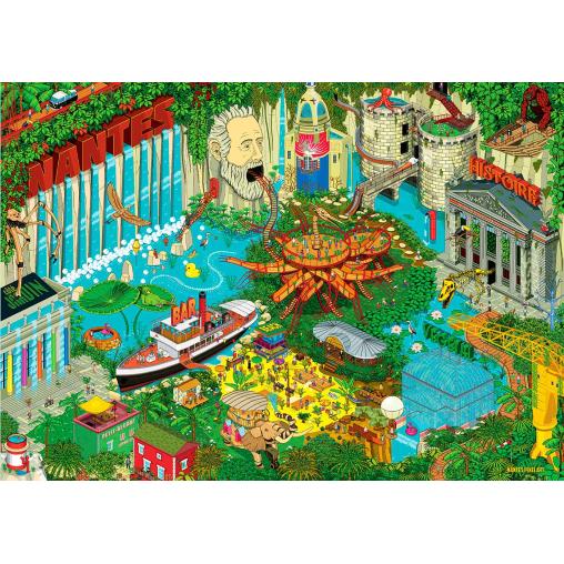 Puzzle Grafika Nantes Vegetal de 2000 Piezas