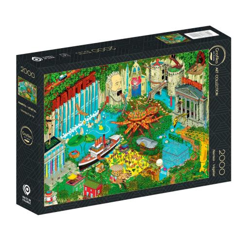 Puzzle Grafika Nantes Vegetal de 2000 Piezas