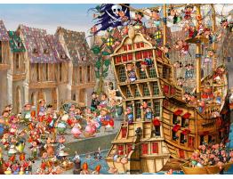 Puzzle Grafika Piratas de 4000 Piezas