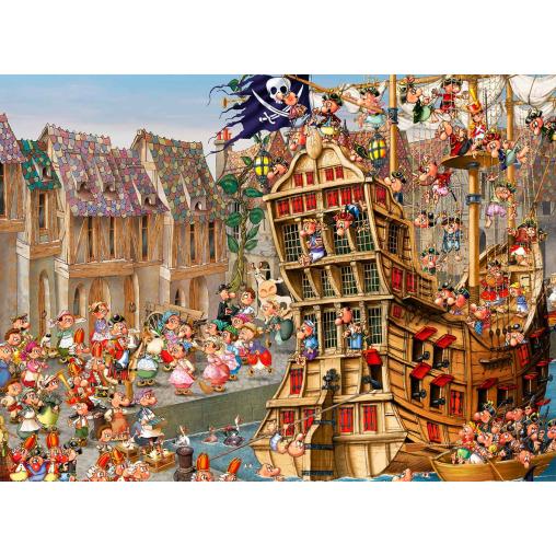 Puzzle Grafika Piratas de 4000 Piezas