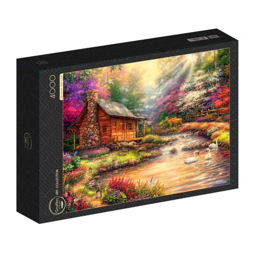 Puzzle Grafika Retiro en Brookside de 4000 Piezas