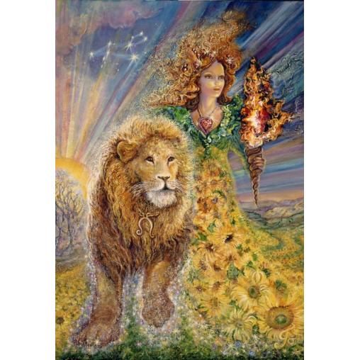 Puzzle Grafika Signo del Zodíaco Leo de 1000 Piezas