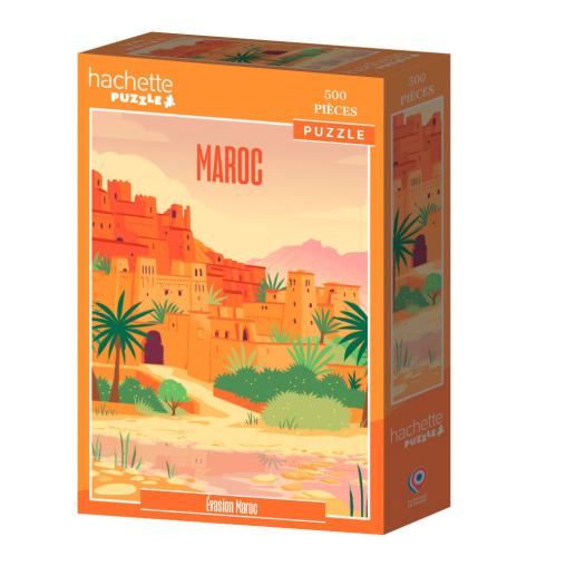 Puzzle Hachette Escapada a Marruecos de 500 Piezas