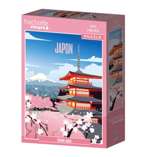 Puzzle Hachette Escapada a Japón de 500 Piezas