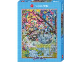 Puzzle Heye Arte De Colchas, Perezoso Tejido de 1000 Piezas