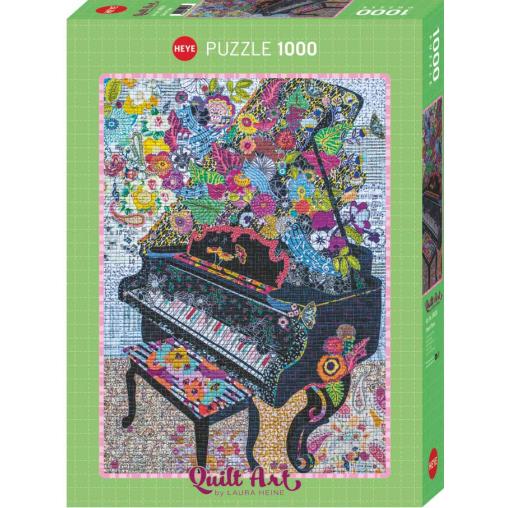 Puzzle Heye Arte De Colchas, Piano Tejido de 1000 Piezas