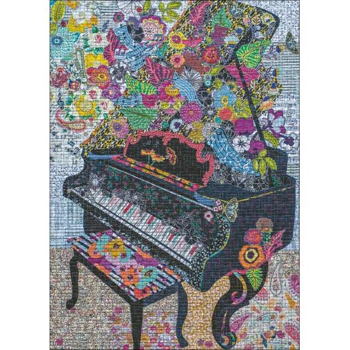 Puzzle Heye Arte De Colchas, Piano Tejido de 1000 Piezas