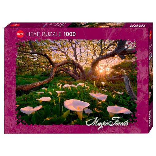 Puzzle Heye Bosques Mágicos, Claro de Calas de 1000 Piezas