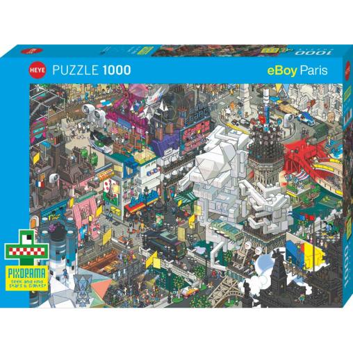 Puzzle Heye Búsqueda en París de 1000 Piezas