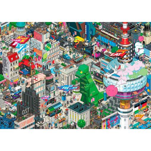 Puzzle Heye Búsqueda en Berlín de 1000 Piezas