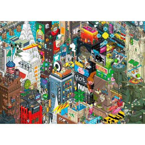 Puzzle Heye Búsqueda en Nueva York de 1000 Piezas