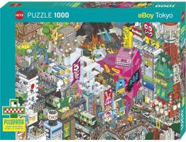 Puzzle Heye Búsqueda en Tokyo de 1000 Piezas