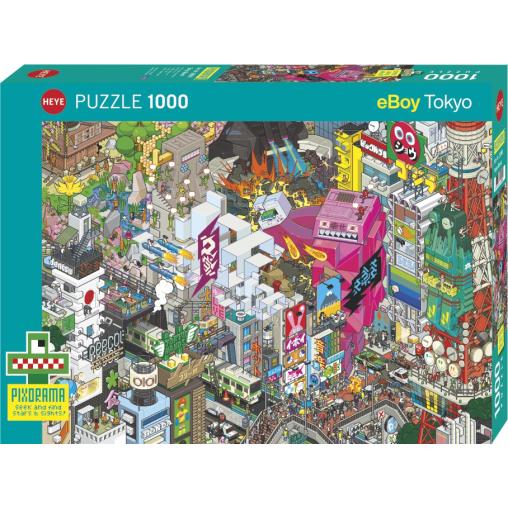 Puzzle Heye Búsqueda en Tokyo de 1000 Piezas