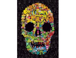 Puzzle Heye Calavera de Garabatos de 1000 Piezas