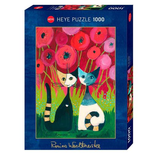 Puzzle Heye Dosel de Amapolas de 1000 Piezas