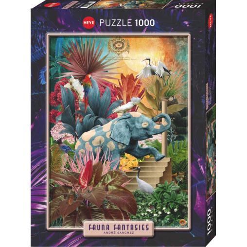 Puzzle Heye Elephantaisy de 1000 Piezas