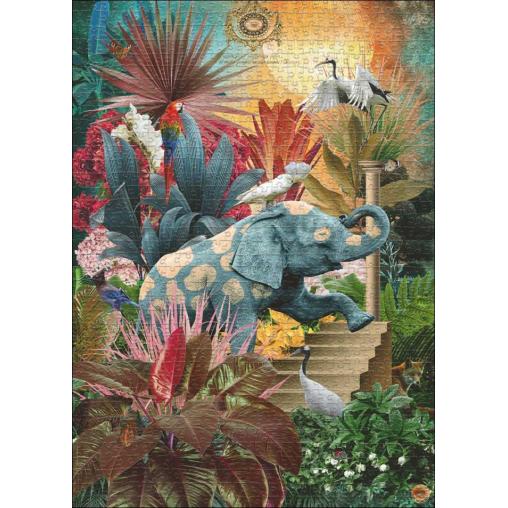 Puzzle Heye Elephantaisy de 1000 Piezas