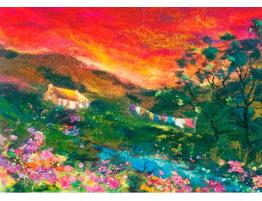 Puzzle Heye Felted Art, El Tendedero de 1000 Piezas