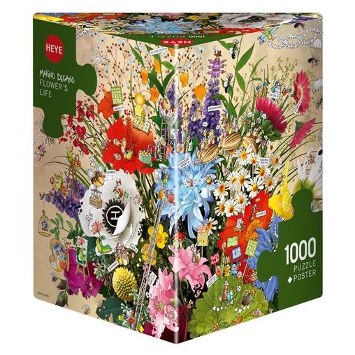 Puzzle Heye Living Flowers 1000 pièces