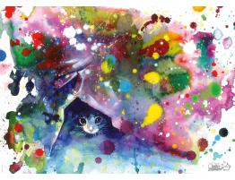 Puzzle Heye Free Colours, Meow de 1000 Piezas