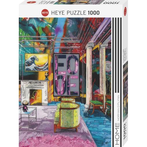 Puzzle Heye Habitación con Ola de 1000 Piezas