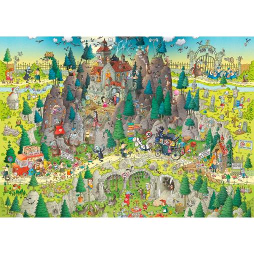 Puzzle Heye Hábitat de Transilvania de 1000 Piezas