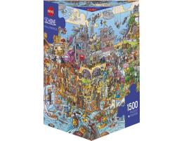 Puzzle Heye Hollyworld Caja Triangular de 1500 Pzs