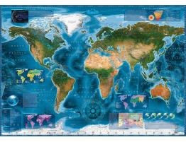 Heye Puzzle Image Satellite du Monde 2000 Pièces