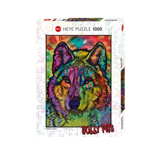 Puzzle Heye Jolly Pets, El Alma del Lobo de 1000 Piezas