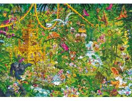 Puzzle Heye Jungla Profunda, Caja Triangular de 2000 Piezas