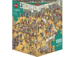 Puzzle Heye Justicia Para Todos Caja Triangular de 1000 Pzs