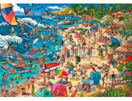 Puzzle Heye La Costa, Caja Triangular de 1000 Piezas