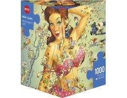 Puzzle Heye La Vida de Insta-Girl Caja Triangular de 1000 Pzs