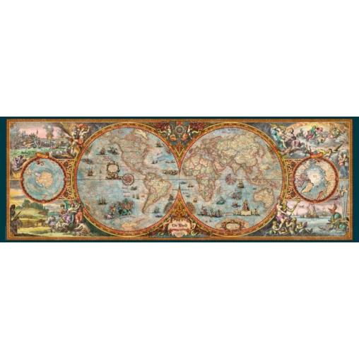 Heye Puzzle Map Hemisphere Panorama 6000 pièces