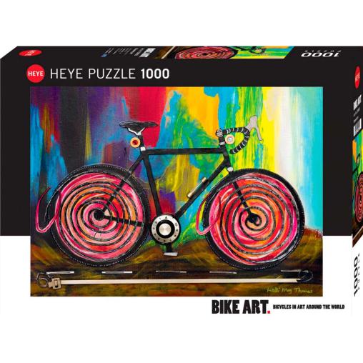 Puzzle Heye Momentum, Arte en Bicicleta de 1000 Piezas