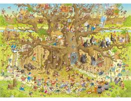 Puzzle Heye Monkey Habitat de 1000 Piezas