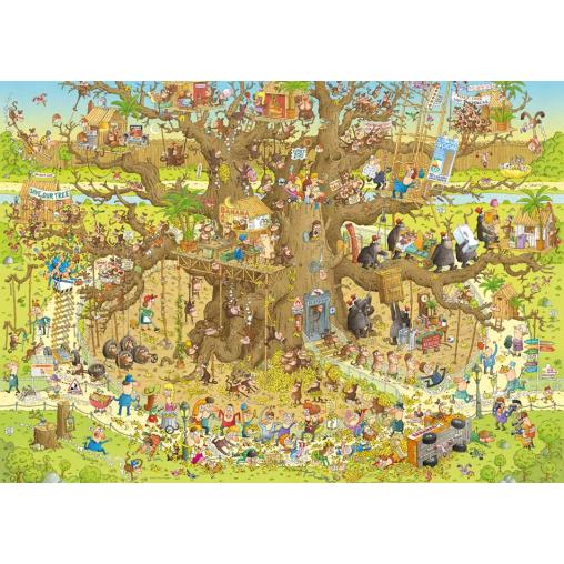 Puzzle Heye Monkey Habitat de 1000 Piezas