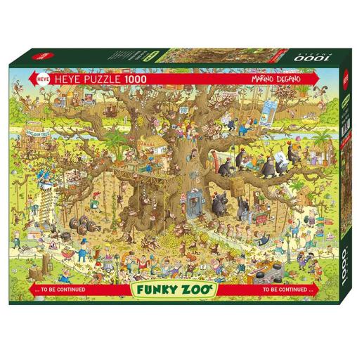 Puzzle Heye Monkey Habitat de 1000 Piezas