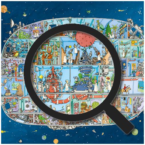 Puzzle Heye Nave Espacial, Caja Triangular de 1500 Piezas