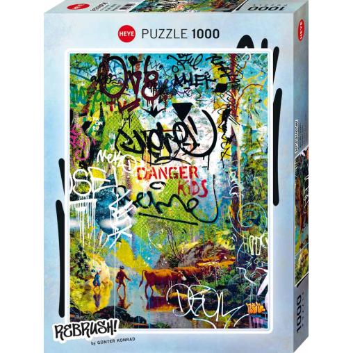 Puzzle Heye Niños Peligrosos de 1000 Piezas