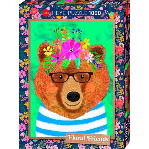 Puzzle Heye Oso Florido de 1000 Piezas