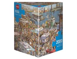 Puzzle Heye Pescado Fresco Caja Triangular de 2000 Piezas