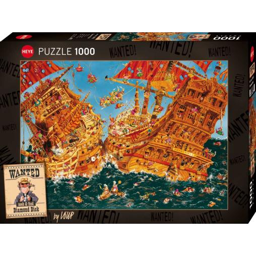 Puzzle Heye Se Busca Diamond Dick de 1000 Piezas