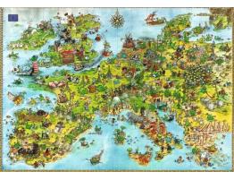 Heye United Dragons of Europe Puzzle 4000 pièces