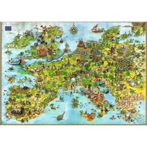 Heye United Dragons of Europe Puzzle 4000 pièces