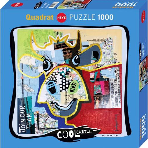 Puzzle Heye Vaca Moteada de 1000 Piezas