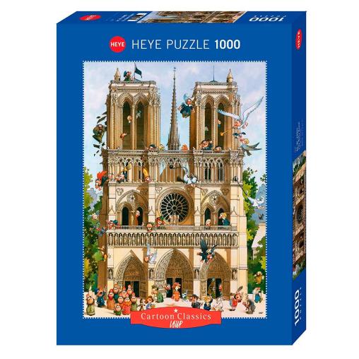 Puzzle Heye Viva Notre Dame! de 1000 Piezas