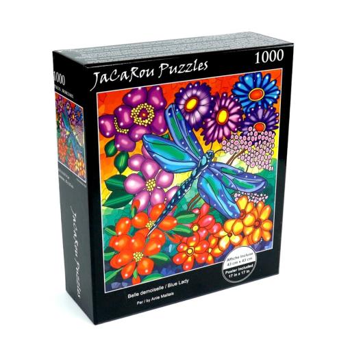 Puzzle Jacarou Dama Azul de 1000 Piezas